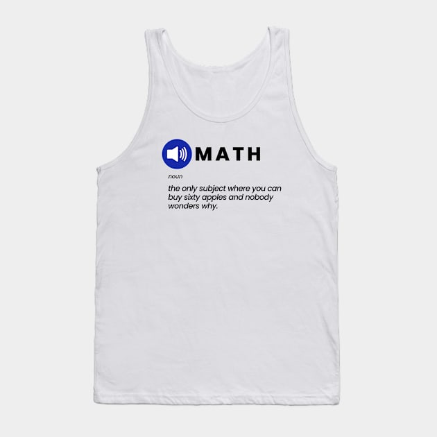 Math: The Apples Joke Tank Top by sarsia